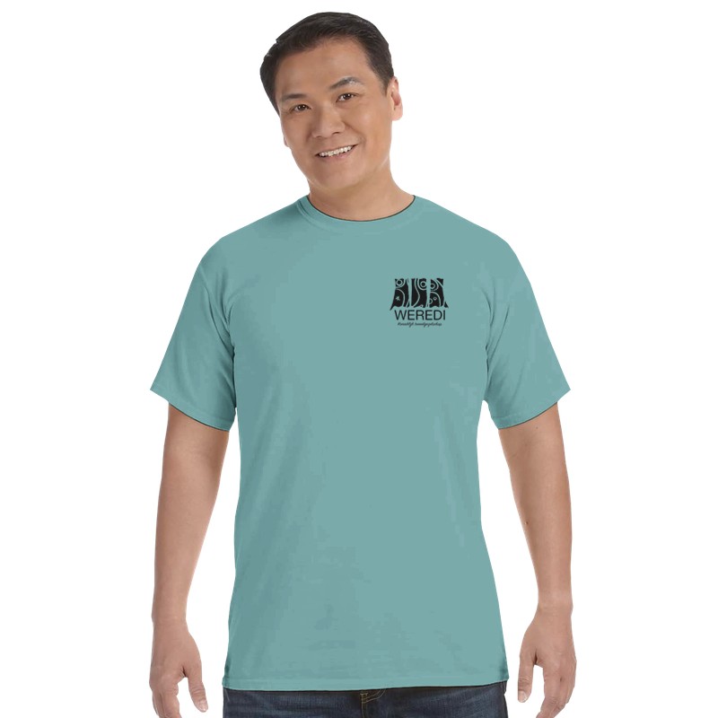 Unisex Heavyweight Crewneck T-Shirt | Mintblauw