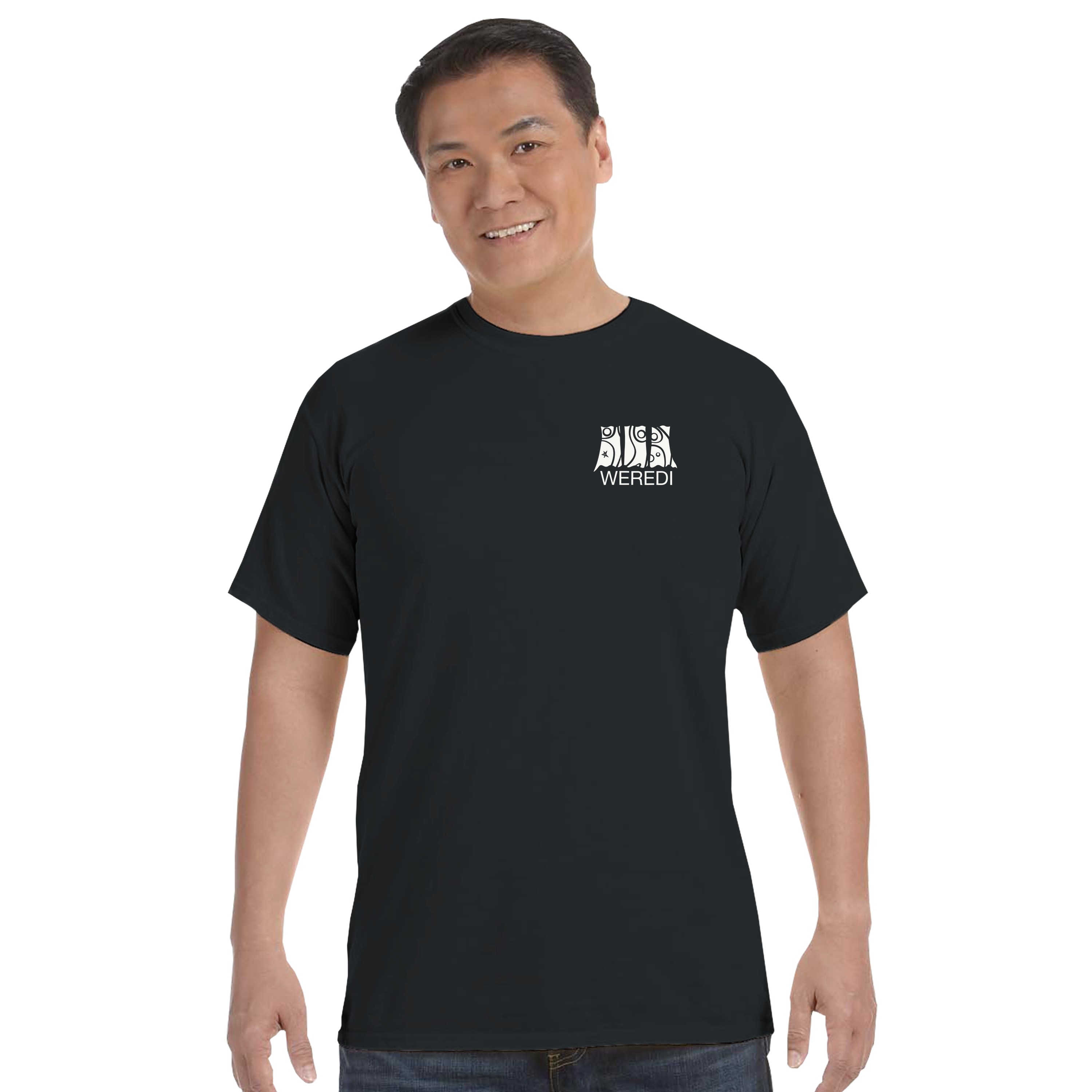 Unisex Heavyweight Crewneck T-Shirt | Zwart