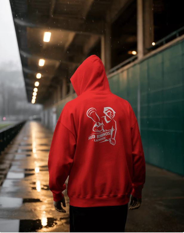 Red Rhinos Hoodie met rits - Stijlvol en Comfortabel