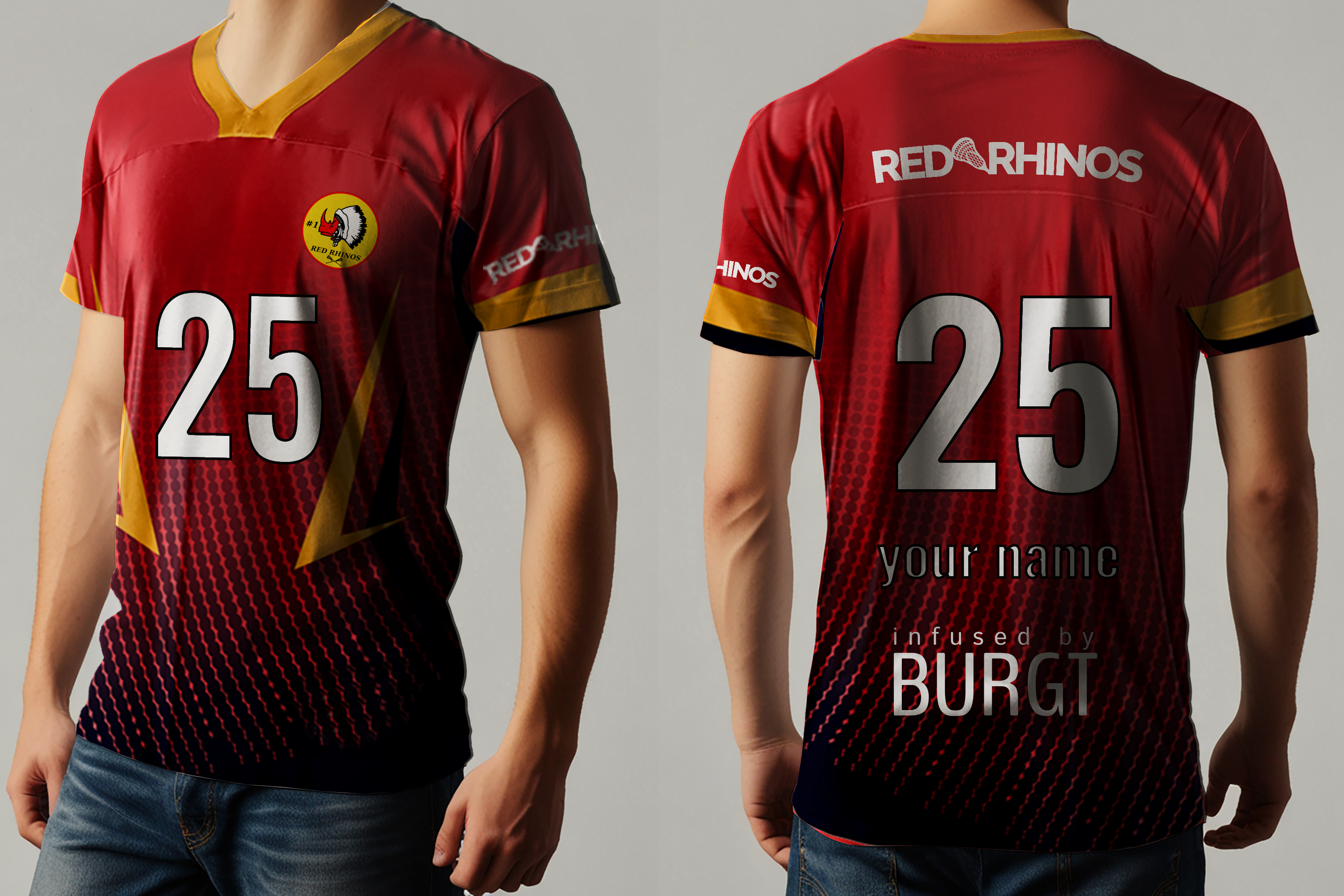 Red Rhinos Sport Jersey - Stijlvol en Sportief
